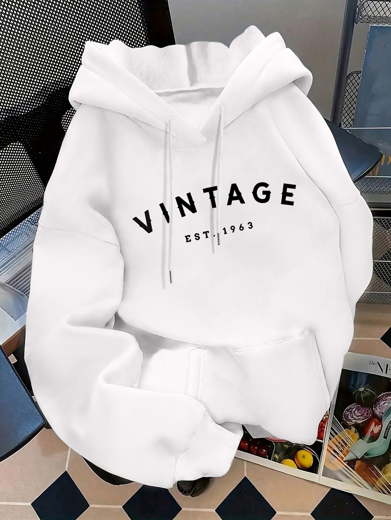 Summer Clothing Drawing - Sudadera informal con capucha para mujer,