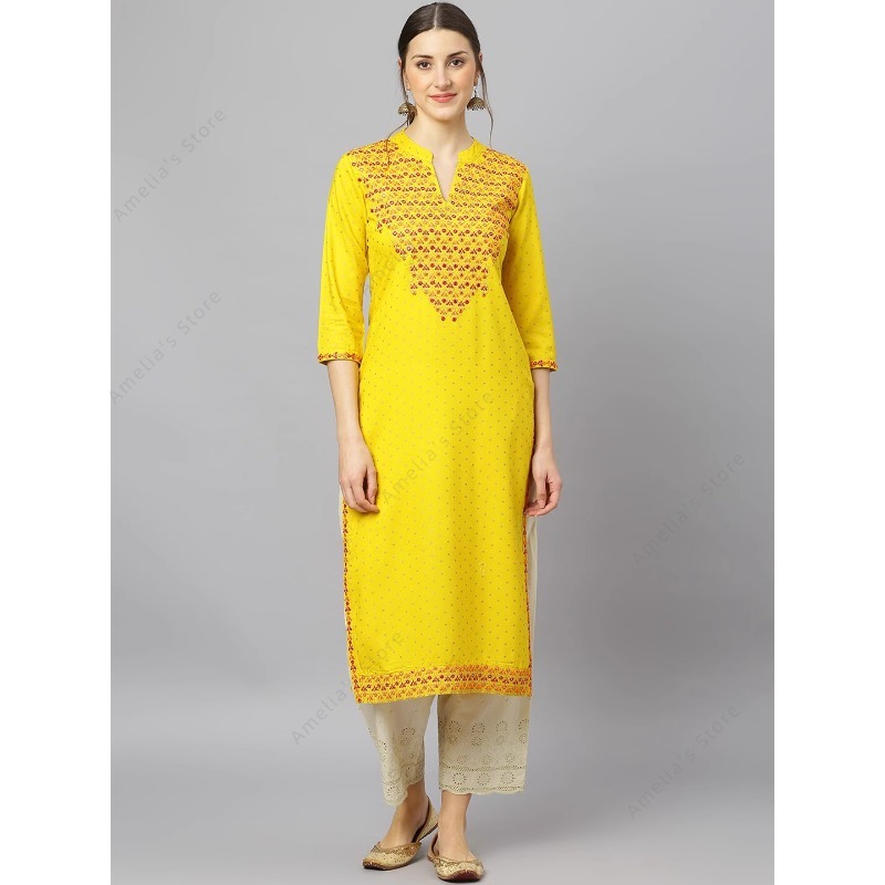 Kurta para Mujer, Kurti Indio  - Summer Clothing Pakistan reseña y precio