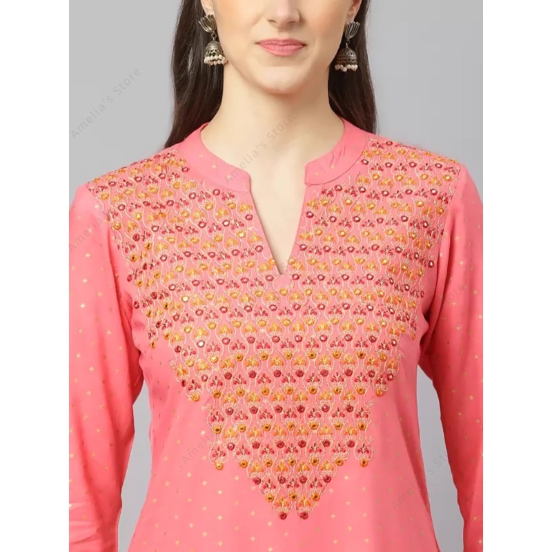 Kurta para Mujer, Kurti Indio  - Summer Clothing Pakistan reseña y precio